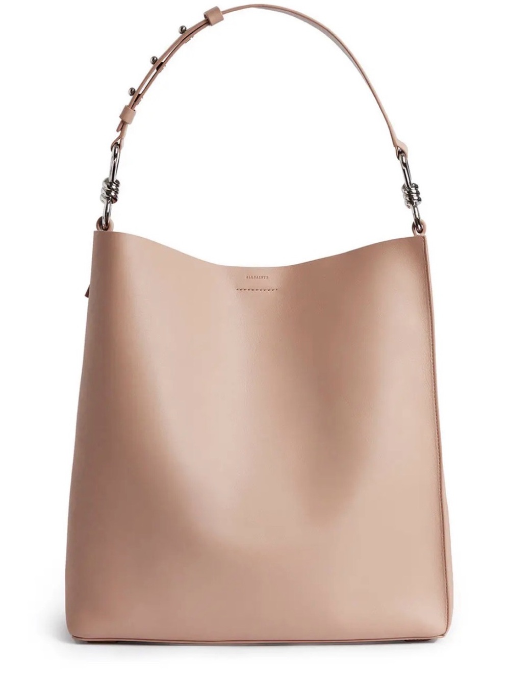 AllSaints Nude Pink North South Tote - Picture 3 of 5